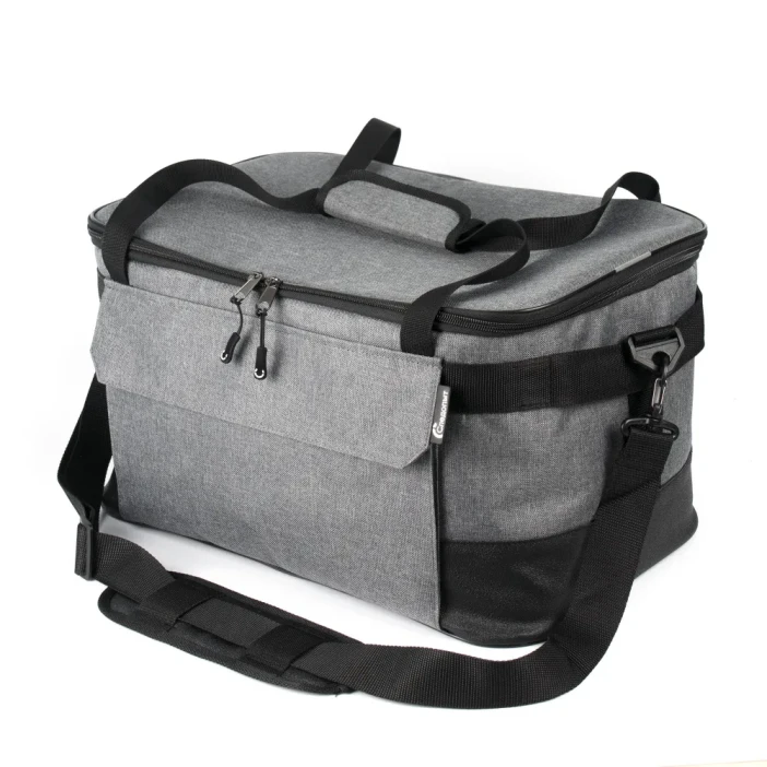 Сумка изотермическая СЛЕДОПЫТ Gray Line Pro, 34 литра, серый меланж