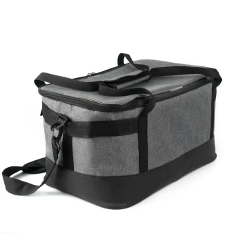 Сумка изотермическая СЛЕДОПЫТ Gray Line Pro, 34 литра, серый меланж