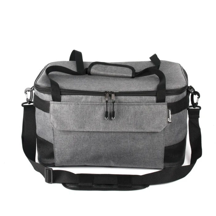 Сумка изотермическая СЛЕДОПЫТ Gray Line Pro, 34 литра, серый меланж