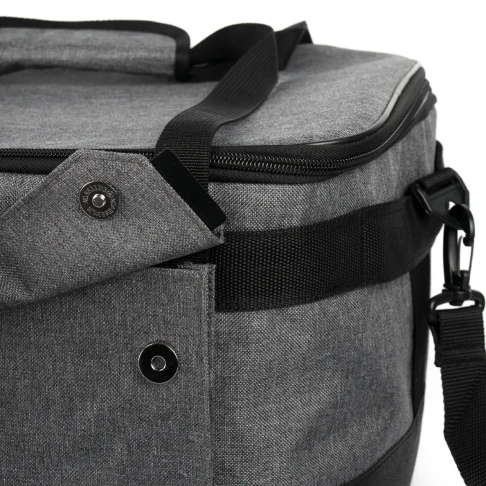 Сумка изотермическая СЛЕДОПЫТ Gray Line Pro, 34 литра, серый меланж
