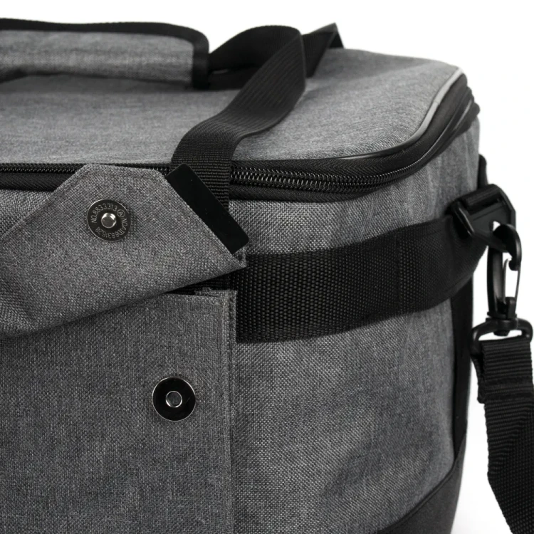 Сумка изотермическая СЛЕДОПЫТ Gray Line Pro, 34 литра, серый меланж