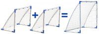Разборные ворота-трансформеры для футбола, флорбола, гандбола Vinger 2 в 1