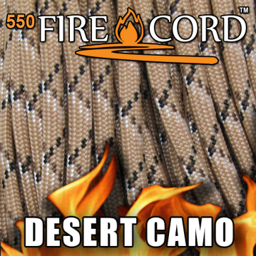 Live Fire Gear 550 FireCord DS Camo 7.5/30.5 м