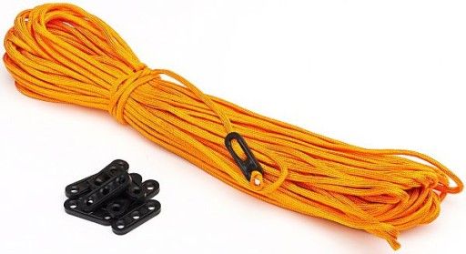 Оттяжки для палаток и шатров, 30 метров, оранжевый