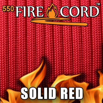 Live Fire Gear 550 FireCord Red 7.5/30.5 м