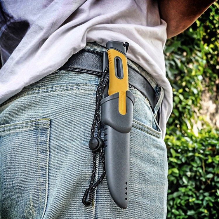 Нож туристический HX OUTDOORS SURVIVAL с точилкой и огнивом