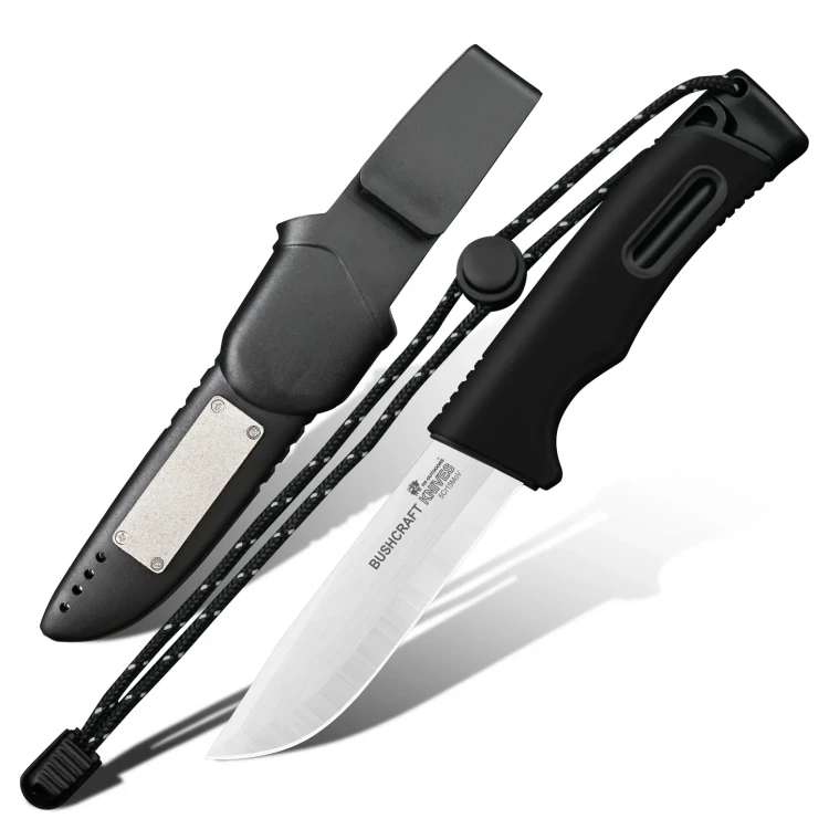 Нож туристический HX OUTDOORS SURVIVAL с точилкой и огнивом