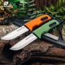 Нож туристический HX OUTDOORS SURVIVAL с точилкой и огнивом