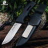 Нож туристический HX OUTDOORS SURVIVAL с точилкой и огнивом