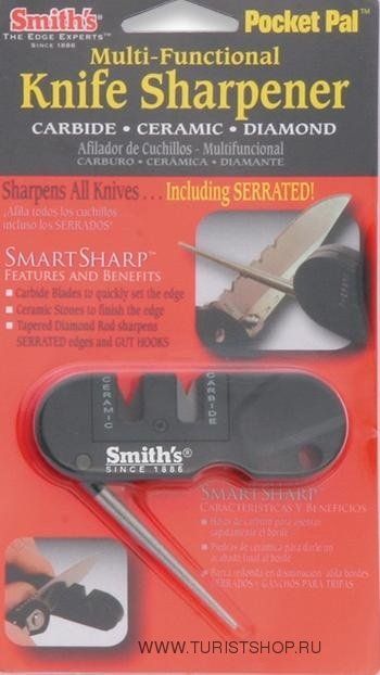 Точилка для ножей Smith's Pocket Pal Knife Sharpener